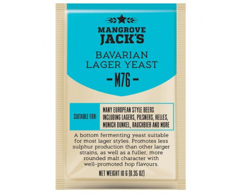 Дрожжи Mangrove Jack`s Bavarian lager  M76