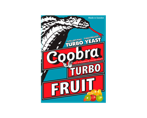 Дрожжи фруктовые  Coobra TURBO FRUIT, 40гр.